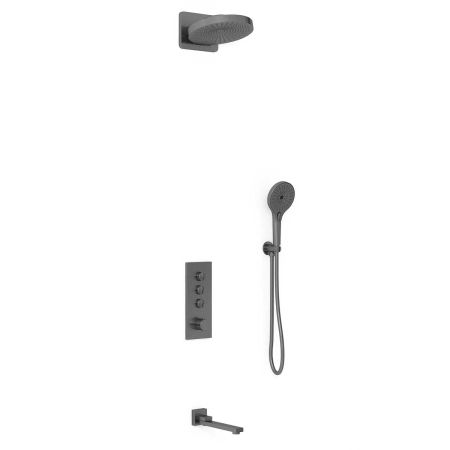 Душевой комплект Inspire VSFW-433TI1GM встраиваемый, вороненая сталь, артикул VSFW-433TI1GM