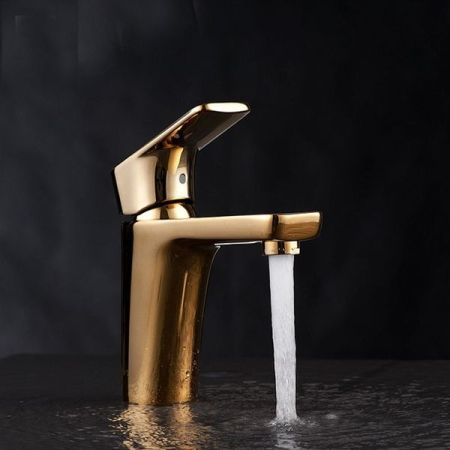 Смеситель для раковины D&K Berlin Touro DA1432103 Золото, артикул DA1432103