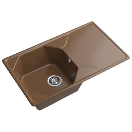 Кухонная мойка GranFest UNIQUE 840L, терракот, артикул U-840L терракот