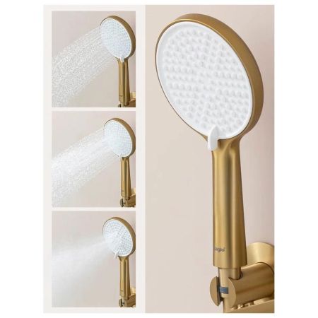 Смеситель для ванны встраиваемый Raglo R20.32.03, золотой сатин, артикул R20.32.03