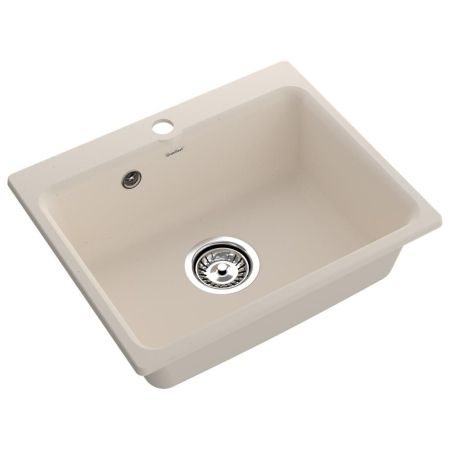 Кухонная мойка GranFest SMART 520, белый, артикул 520 белый