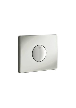 Панель смыва для унитаза GROHE Skate (1 режим смыва), матовый хром (37547P00), артикул 37547P00