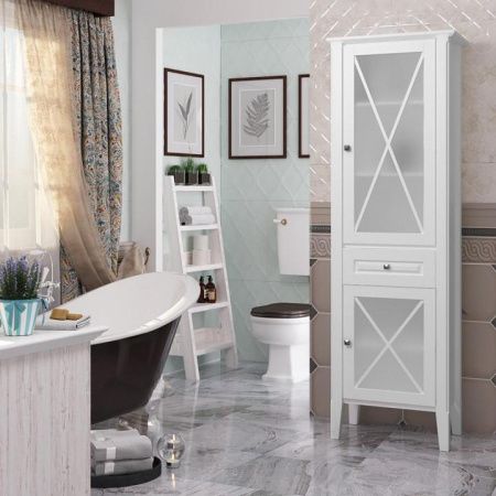 Зеркало Палермо 80 Opadiris Белый матовый