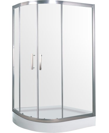 Душевой уголок Timo 120x80 R BY-549R профиль Хром стекло прозрачное, артикул BY-549R