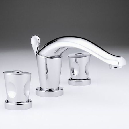 THG BAGATELLE METAL Смеситель для раковины на 3 отверстия, с донным клапаном, цвет хром