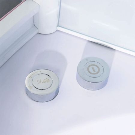 Душевой бокс Orans SR-9907 с баней профиль Белый задние стенки Белые, артикул SR-9907