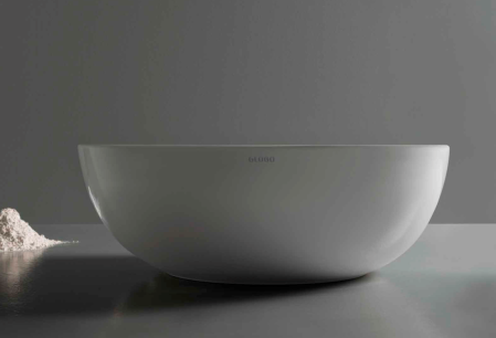 Донный клапан, Globo, для раковин, материал крышки-керамика, цвет крышки-белый