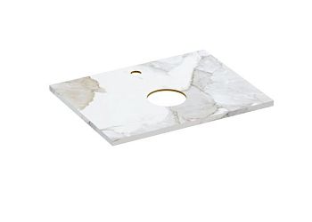 Столешница Cersanit STONE из керамогранита Life 60x45x2 белый сатиновый (63858)