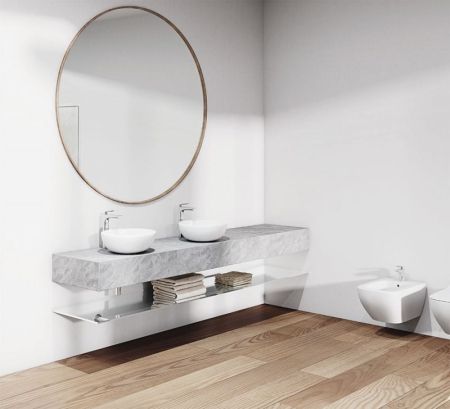 Смеситель для биде, Kludi, Balance, тип открывания воды-однорычажный, тип регулирования воды-керамический картридж, отверстия для монтажа-1, высота, мм-154, вынос излива, мм-106,5, донный клапан-есть, тип подводки-гибкая, стандарт подвода воды-3/8", цвет-, артикул 522160575