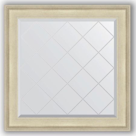 Зеркало Evoform Exclusive-G 88х88 Травленое серебро