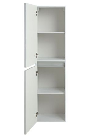 ELEGANT Пенал настенный, подвесной, Белый глянец AM-ELEGANT-1500-2А-SO-BL-LED-P, артикул AM-ELEGANT-1500-2А-SO-BL-LED-P