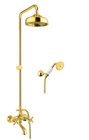 Душевая система Fiore MARGOT SKY (SWAROVSKI®) 01OO0615, золото, артикул 01OO0615