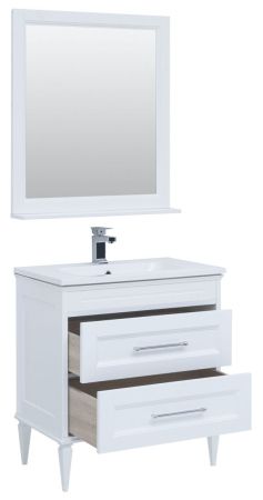 Мебель для ванной Aquanet Бостон М 80 белый( лит. мрамор), артикул 00259387