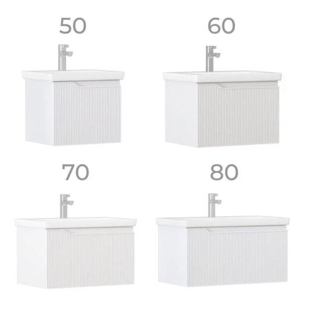 Тумба с раковиной напольная VIGO Neo 339-com, 60 см, артикул 339-com