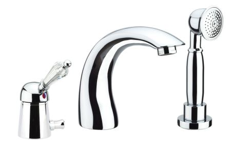 Смеситель на борт ванны Fiore IMPERIAL-SKY  (SWAROVSKI®) 82CR5105, хром, артикул 82CR5105