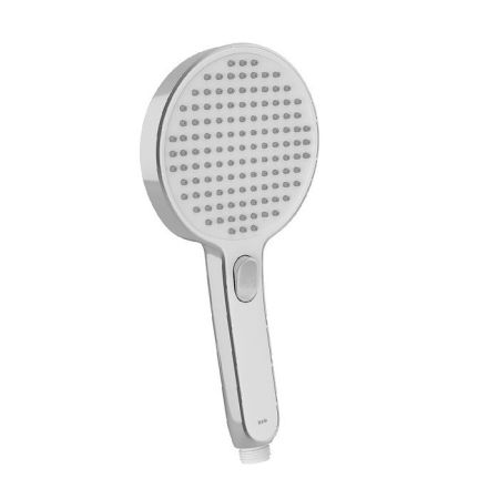 Лейка для душа, круглая, хром с белым, Esper, IDDIS (ESP3FCRi18), артикул ESP3FCRi18