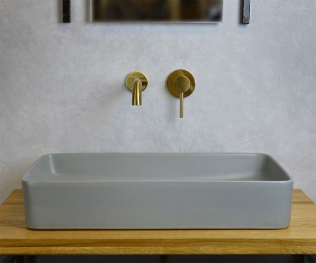 Раковина-чаша Bronze de Luxe Scandi 60 6145-GM Серая матовая, артикул 6145-GM