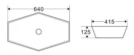 Накладная раковина BelBagno BB1344B