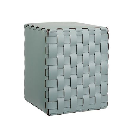 ADJ Пуф, 35x35xH40 см., цвет: небесный/эвкалипт, артикул 1070.50/60