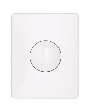 Панель смыва для унитаза GROHE Skate (1 режим смыва), альпин-белый (38573SH0), артикул 38573SH0