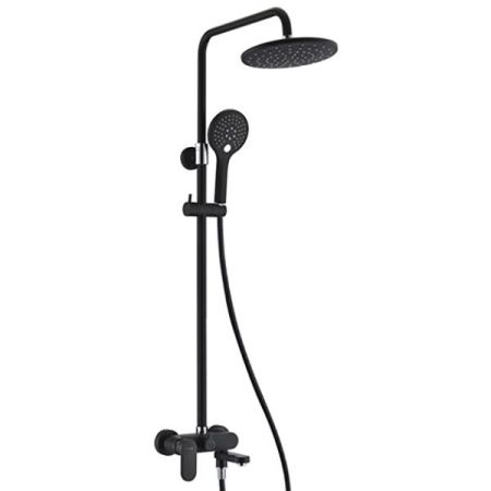 Душевая система WasserKRAFT Elbe A17401 Черная, артикул A17401
