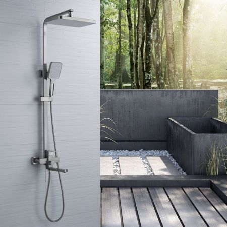 Душевая система Shevanik S7036L, сатин, артикул S7036L