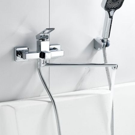 Смеситель для ванны Raffine F2296, хром