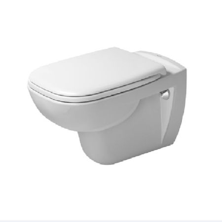 Duravit D-Code Комплект: подвесной унитаз Rimless 257009 355х545 мм.+ сиденье с автоматическим закрыванием 006739 (''СПЕЦЦЕНА с нашего склада''), артикул 45700900A1 (257009+006739)