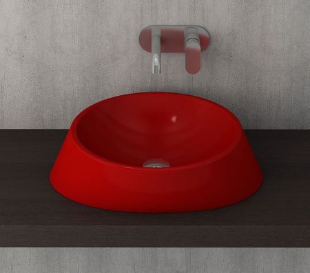 Раковина-чаша Bocchi Venezia 55 1010 Красная глянцевая Раковина-чаша Bocchi Venezia 55 1010 Красная глянцевая
