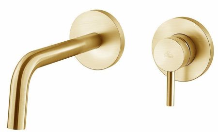 Смеситель для раковины Paffoni Light LIG105HGSP70 (с внутренней частью) золото медовое брашированное, артикул LIG105HGSP70