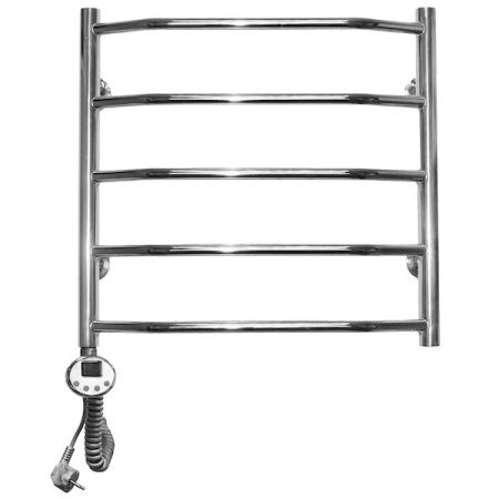 Электрический полотенцесушитель Domoterm Лаура П5 500*500 E L Хром, артикул ЛаураП5500*500EL