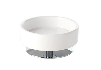 Stil Haus Opera, настольная керамическая мыльница, цвет хром