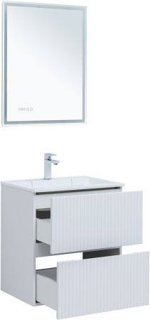 Тумба под раковину Aquanet Джейн 60 белый матовый, артикул 00313284