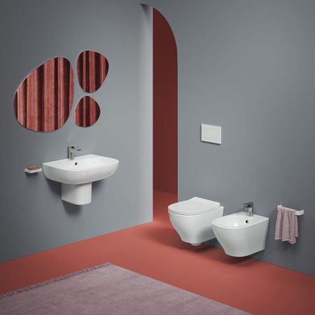 Сиденье для унитаза, Artceram, Ten, с крышкой, ширина, мм-360, глубина, мм-520, с плавным опусканием SoftClose, материал шарниров-металл, цвет шарниров-хром, материал сиденья-дюропласт, цвет-белый, артикул TEA005