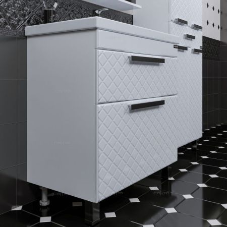 Тумба для умыв. "Калипсо-80" NEW 2 ящ. напол. (Ум. Фосетр 80)