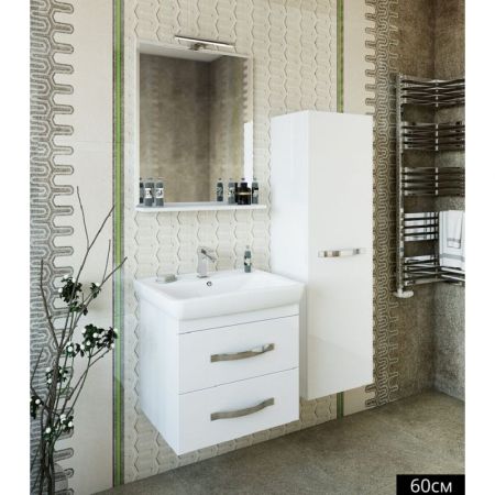 Шкаф пенал Sanflor Одри /Рио 40 L Н0000000098 Белый, артикул Н0000000098