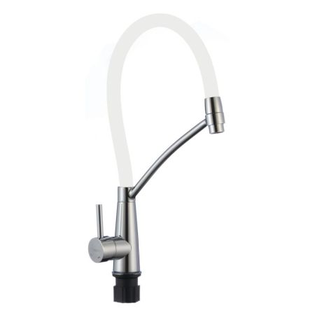 Смеситель для кухни с гибким изливом Fmark FS8255A-02, хром