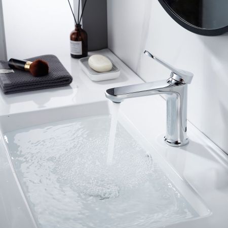 Смеситель для раковины Shevanik S4301, хром, артикул S4301