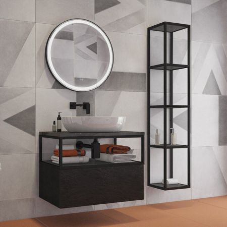 Зеркало CADRO CEZARES со встроенной подсветкой, сенсорным выключателем и подогревом, артикул CZR-SPC-CADRO-1000-LED-TCH-WARM