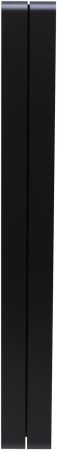 Полка Aquanet Магнум 15x130 черная матовая, вертикальная, артикул 00302227