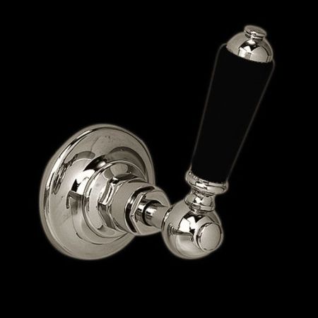 Devon Black Dandy Смеситель встроенный в стену, c ручкой черной, цвет: никель блестящий, артикул MARD774NKBD