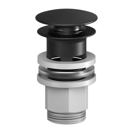 F0700P22 донный клапан, нажимной, чёрный, шт., артикул F0700P22