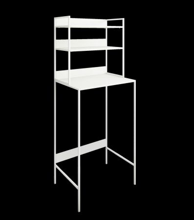 Стеллаж для хранения над сантехникой ПП Белый муар 82613185, артикул 82613185