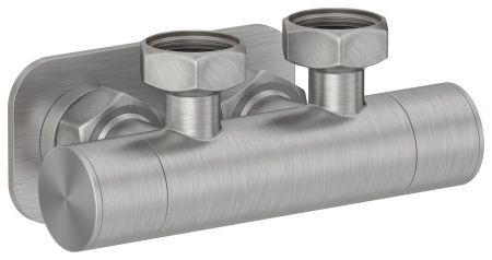 Вентиль 2х3/4" угловой скрытый-скрытый EU50 (Сатин)