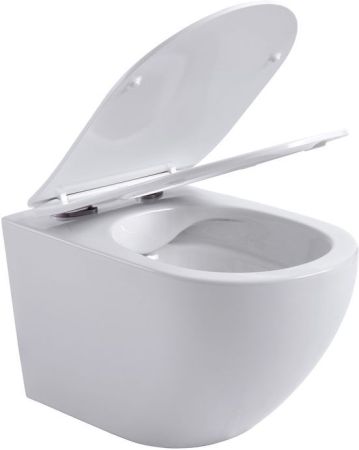 Комплект унитаза с инсталляцией Aquanet Rimless Cetus 2.0 W LX-1901 хром, артикул 00323468