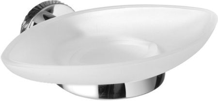 Gedy Demetra, настенная стеклянная мыльница, цвет хром, артикул 5111(13)