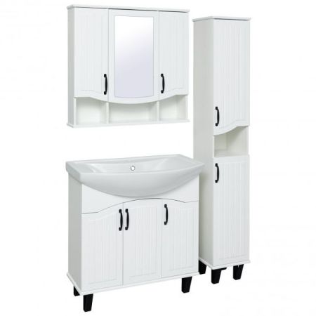 Шкаф пенал Runo Марсель 30 4620750028862 Белый, артикул 4620750028862