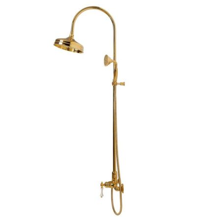 Душевая стойка со смесителем, верхним и ручным душем CEZARES MARGOT-CD, артикул MARGOT-CD-02-M