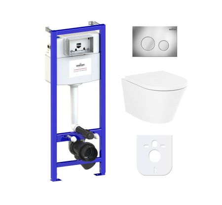 Комплект 6 в 1 Lavinia Boho Biore Rimless 77040102, премиум с пластиковой клавишей, артикул 77040102