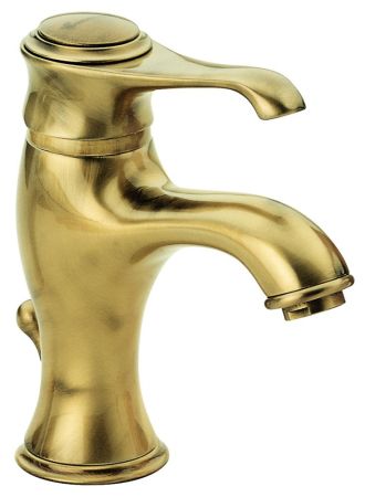 Emmevi Tiffany, однорычажный смеситель для раковины с донным клапаном, цвет бронза, артикул 6003BR